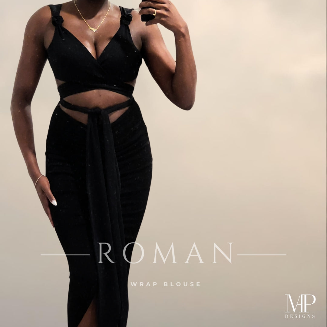 ROMAN Wrap Blouse