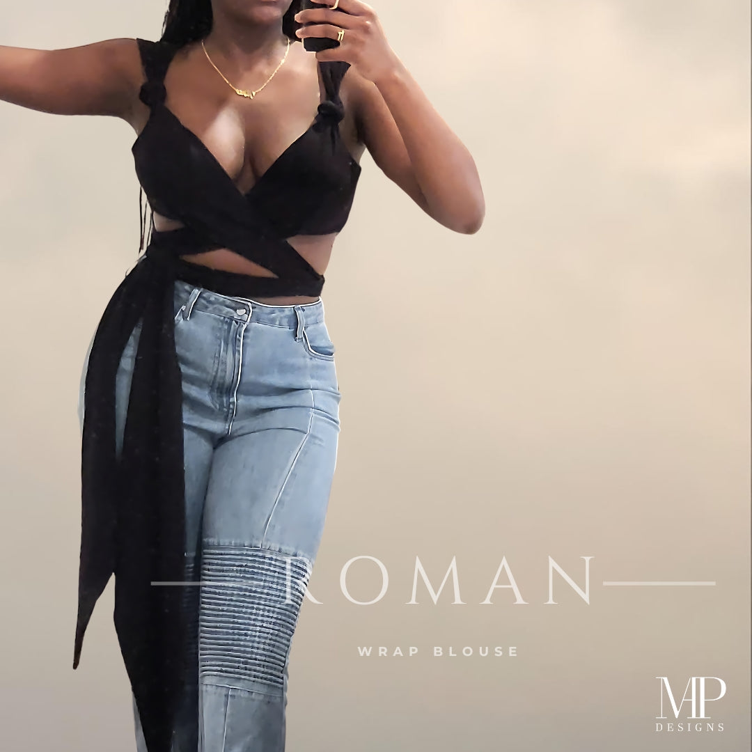 ROMAN Wrap Blouse