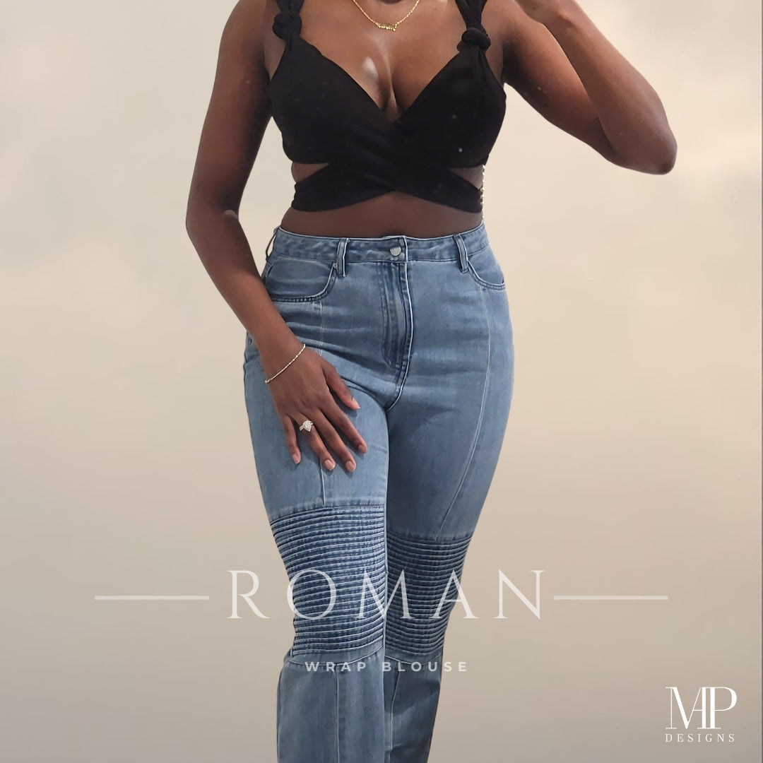 ROMAN Wrap Blouse