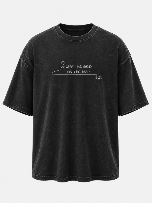 On The MAP Oversized Streetwear T-Shirt