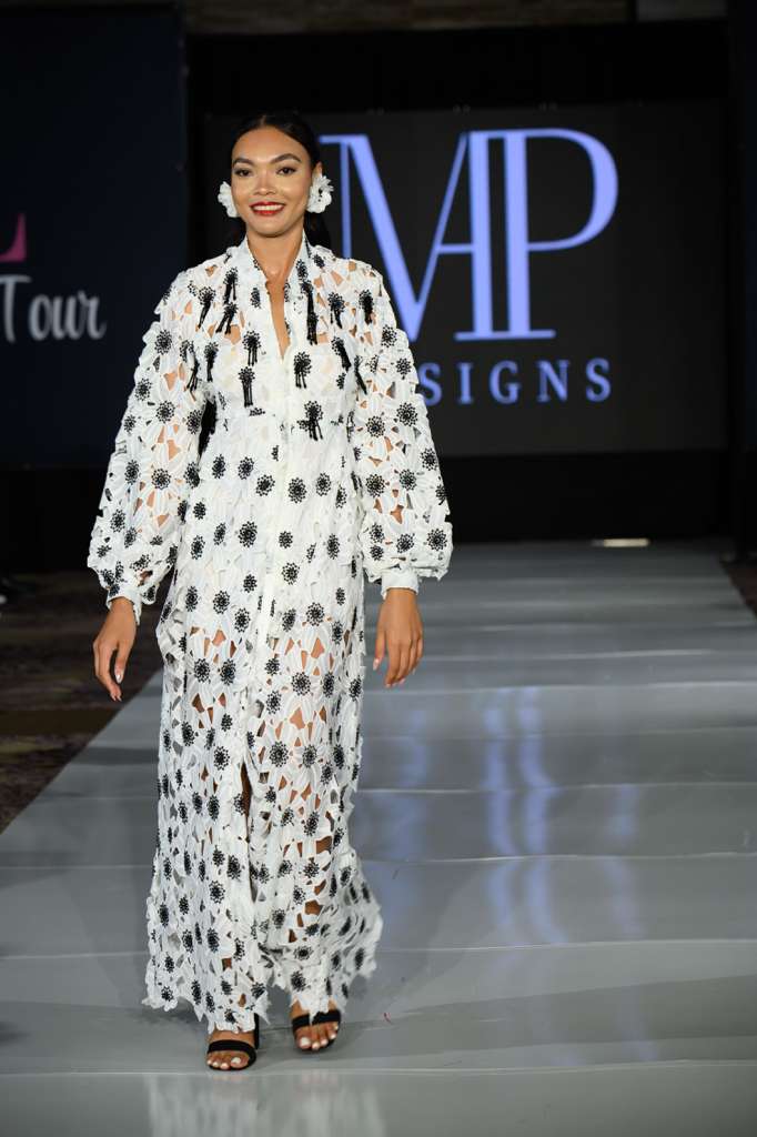 Floral Lace Hand-beaded Gown [PRE-ORDER]